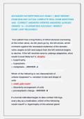 ADVANCED PATHOPHYSIOLOGY EXAM 1 &vert;&vert; MOST RECENT  EXAM 2026-2027 ACTUAL COMPLETE REAL EXAM QUESTIONS  AND   CORRECT ANSWERS &lpar;VERIFIED ANSWERS&rpar; ALREADY  GRADED  A&plus; &vert; GUARANTEED SUCCESS&excl;&excl;  NEWEST                         EXAM &vert; JUST RELEASED&excl;&excl; 