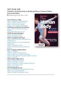 Test Bank for Memmler&rsquo;s The Human Body in Health and Disease Enhanced 14th Edition by Barbara Janson Cohen and Kerry L&period; Hull Updated Latest Comprehensive Study Resource with Multiple Choice Questions Answers and Rationales Covering Anatomy Physiology Path