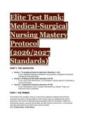 Medical-Surgical Nursing 10th Edition Test Bank - Ignatavicius &vert; NCLEX 2026&sol;2027 Prep & Rationales
