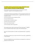 CDC 2S051 &lpar;self-test questions&rpar; &lpar;Latest Update 2026&rpar; With Correct Answers &vert;Solutions &vert;Already A&plus; Graded &lpar;100&percnt; Pass&rpar;