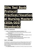 2026&sol;2027 Practical & Vocational Nursing Mastery&colon; Elite Test Bank & NGN Prep &lpar;Linked to Success in Practical&sol;Vocational Nursing&rpar;
