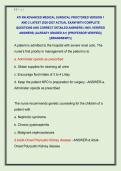 ATI RN ADVANCED MEDICAL SURGICAL PROCTORED VERSION 1  AND 2 LATEST 2026-2027 ACTUAL EXAM WITH COMPLETE  QUESTIONS AND CORRECT DETAILED ANSWERS &lpar;100&percnt; VERIFIED  ANSWERS&rpar; &vert;ALREADY GRADED A&plus;&vert; &vert;&vert;PROFESSOR VERIFIED&vert;&vert;  &vert;&vert;BRANDNEW&excl;&excl;&excl;&vert;&vert;