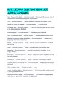 NU 131 EXAM 4 QUESTIONS WITH 100&percnt; ACCURATE ANSWERS 