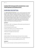 Certified ITAR Professional &lpar;CIP&rpar; Credential Exam &vert; Latest  Verified Questions and Detailed Answers