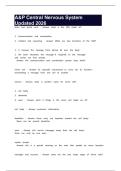 A&P Central Nervous System updated 2026