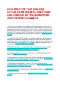 ATLS PRACTICE TEST 2024-2025 ACTUAL EXAM 250 REAL QUESTIONS AND CORRECT DETAILED ANSWERS &lpar;100&percnt; VERIFIED ANSWERS