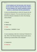 ATI RN PHARMACOLOGY RETAKE EXAM LATEST 2026-2027  ACTUAL EXAM WITH COMPLETE QUESTIONS AND CORRECT  DETAILED ANSWERS &lpar;100&percnt; VERIFIED ANSWERS&rpar; &vert;ALREADY  GRADED A&plus;&vert; &vert;&vert;PROFESSOR VERIFIED&vert;&vert; &vert;&vert;BRANDNEW&excl;&excl;&excl;&vert;&vert; 