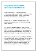 Range Safety OIC&sol;RSO EXAM QUESTIONS WITH ANSWERS