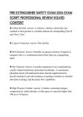 FIRE EXTINGUISHER SAFETY EXAM 2026 EXAM SCRIPT PROFESSIONAL REVIEW SOLVED CONTENT