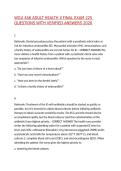 WGU 446 ADULT HEALTH II FINAL EXAM 225 QUESTIONS WITH VERIFIED ANSWERS 2026&comma;100&percnt;CORRECT