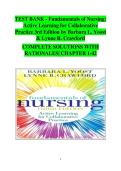 Fundamentals of Nursing 3rd Edition &ndash; Active Learning for Collaborative Practice &vert; Comprehensive Exam Prep &colon; Complete Chapter-by-Chapter Q&A with Instructor Test Bank Companion