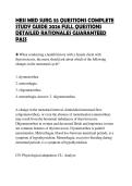 HESI MED SURG 55 QUESTIONS COMPLETE STUDY GUIDE 2026 FULL QUESTIONS DETAILED RATIONALES GUARANTEED PASS