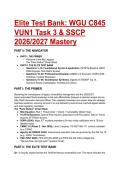 WGU C845 VUN1 Task 3 & SSCP 2026&sol;2027 Elite Cybersecurity Test Bank &vert; 66 Q&A with Detailed Rationales