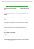 WX 301 - Exam 3 Questions with Correct Answers 100&percnt; Verified