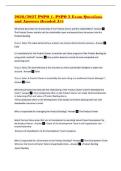 2026&sol;2027 PSPO 1&comma; PSPO 2 Exam Questions and Answers &lpar;Graded A&plus;&rpar;