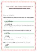 ARKANSAS MASTER PLUMBER EXAM READY - VERIFIED QUESTIONS AND ANSWERS - COMPREHENSIVE LATEST VERSION 2026&sol;2027