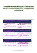 CYBER AWARENESS CHALLENGE COMPLETE EXAM QUESTIONS AND 100&percnt; VERIFIED ANSWERS RECENTLY UPDATED &lpar;2026&sol;2027&rpar; PASS GUARANTEE
