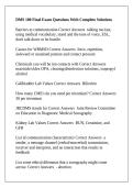 DMS 100 Final Exam Questions With Complete Solutions