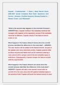 Copado - Fundamentals - 1 Exam &vert;&vert; Most Recent Exam  2026-2027 Actual Complete Real Exam Questions And  Correct   Answers  &lpar;Verified Answers&rpar; Already Graded A&plus; &vert;                          Newest  Exam &vert; Just Released&excl;&excl;