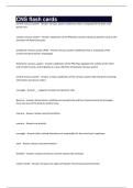 CNS flash cards