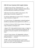 DMS-101 Exam 3 Questions With Complete Solutions