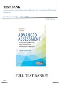 Test Bank with Verified Answers &ndash; Advanced Assessment&colon; Interpreting Findings and Formulating Differential Diagnoses &lpar;5th Edition&rpar; Goolsby & Grubbs &vert; All Chapters Covered &vert; Rated A&plus; &vert; Latest Edition