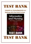 Nursing Informatics Test Bank for Healthcare Technology Questions with Explained Answers