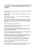 D774 INTRODUCTION TO BUSINESS ACCOUNTING SECTION  1 LESSON 1 & 2 QUESTIONS WITH VERIFIED ACCURATE  ANSWERS