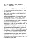 WGU D774 &ndash; PA QUESTIONS WITH VERIFIED ACCURATE ANSWERS