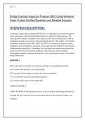Bridge Coatings Inspector Program &lpar;BCI&rpar; Comprehensive  Exam &vert; Latest Verified Questions and Detailed Answers 