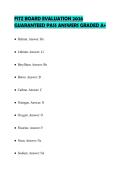 FITZ BOARD EVALUATION 2026 GUARANTEED PASS ANSWERS GRADED A&plus;