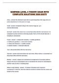 SAMPADA LEVEL 4 THEORY EXAM WITH COMPLETE SOLUTIONS 2026-2027&excl;&excl;