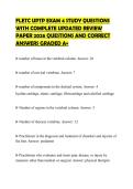 FLETC UPTP EXAM 4 STUDY QUESTIONS WITH COMPLETE UPDATED REVIEW PAPER 2026 QUESTIONS AND CORRECT ANSWERS GRADED A&plus;