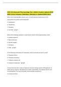 NSG 533 Advanced Pharmacology Test 1 Week 4 &lpar;Latest Update 2026&rpar; With Correct Answers &vert;Solutions &vert;Already A&plus; Graded &lpar;100&percnt; Pass&rpar;