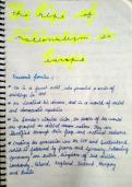 Class notes History  