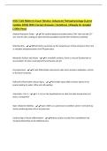 NSG 5140 Midterm Exam Review&colon; Advanced Pathophysiology &lpar;Latest Update 2026&rpar; With Correct Answers &vert;Solutions &vert;Already A&plus; Graded &lpar;100&percnt; Pass&rpar;