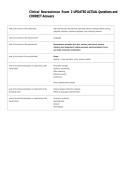 Clinical Neuroscience Exam 2 UPDATED ACTUAL Questions and  CORRECT Answers 