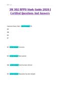 3M 302 RPPO Study Guide 2026 &vert; Certified Questions And Answers