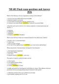 NR 601 Final exam questions and Answer 2026