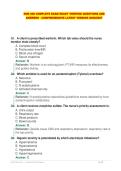 NUR 208 COMPLETE EXAM READY VERIFIED QUESTIONS AND ANSWERS - COMPREHENSIVE LATEST VERSION 2026&sol;2027