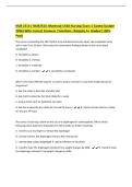 NUR 2513 &sol; NUR2513&colon; Maternal-Child Nursing Exam 1 &lpar;Latest Update 2026&rpar; With Correct Answers &vert;Solutions &vert;Already A&plus; Graded &lpar;100&percnt; Pass&rpar;