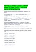 NCCCO CORE INCLUDING TABLES EXAM REVIEW QUESTIONS WITH COMPLETE ANSWERS
