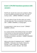 Exam 1 LPN-RN Transition questions with answers