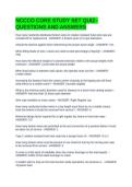 NCCCO CORE STUDY SET QUIZ&ndash; QUESTIONS AND ANSWERS 