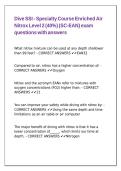 Dive SSI - Specialty Course Enriched Air Nitrox Level 2 &lpar;40-&rpar; &lpar;SC-EAN&rpar; exam questions with answers