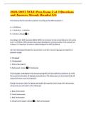 2026&sol;2027 NCLE Prep Exam 3 of 4 Questions and Answers Already &lpar;Graded A&plus;&rpar;