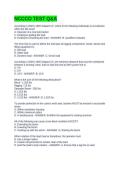 NCCCO TEST Q&A