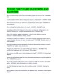 NCCCO PREP EXAM QUESTIONS AND ANSWERS
