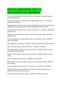 NCCCO QUESTIONS TEST &num;1 QUESTIONS AND ANSWERS