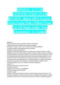 MPOETC ACT 120 CERTIFICATION EXAM REVIEW &vert; Rated 100&percnt; Correct &vert; Pennsylvania Police Officer Exam &vert; Act 120 Study Guide &vert; Pass Guaranteed - A&plus; Graded